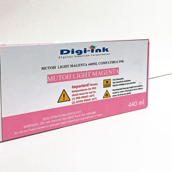 Digi-Ink Mutoh Compatible Ink Light Magenta 440ml