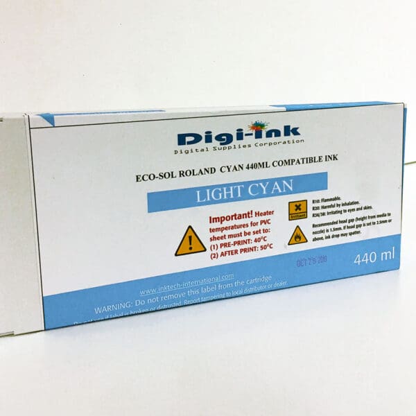 Digi-Ink Roland Eco-Sol Max Compatible Light Cyan 440ml