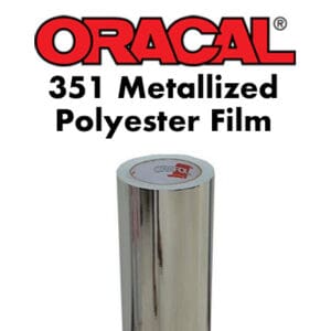 Oracal 351 Metallized Polyester Chrome