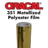 Oracal 351 Metallized Polyester Gold