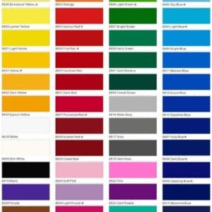 #blidid #bligidstore color chart vinyl decal sticker