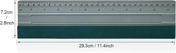 BLIGID - Grey Squeegee Vinyl with Ruler and Micro-Fiber 11.4inch x 2.8inch_5