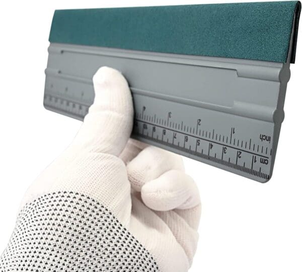 BLIGID - Grey Squeegee Vinyl with Ruler and Micro-Fiber 11.4inch x 2.8inch_5