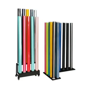 bligid metal vinyl wrap roll rack powder coated