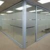 bligid-frosted window film cut vinyl installation