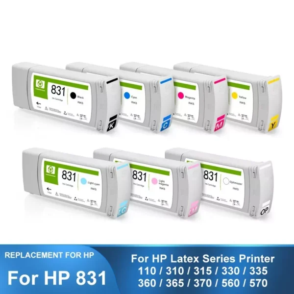 hp latex replacement ink 110 115 300 335 360 365 370 560 570 magenta cyan black yellow optimizer