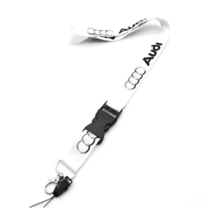 audi lanyard keychain black